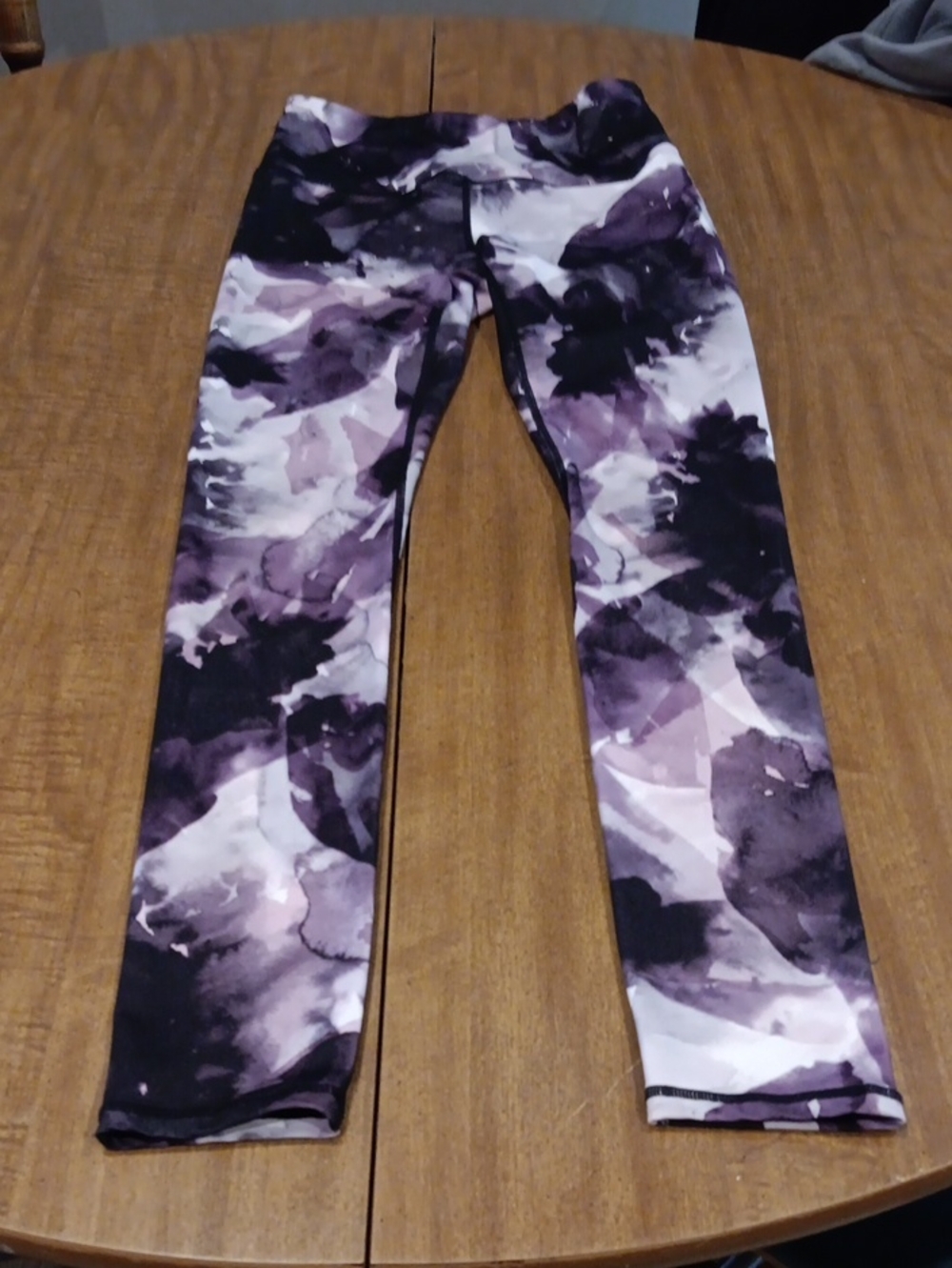 Purple Marble Print  Leggings